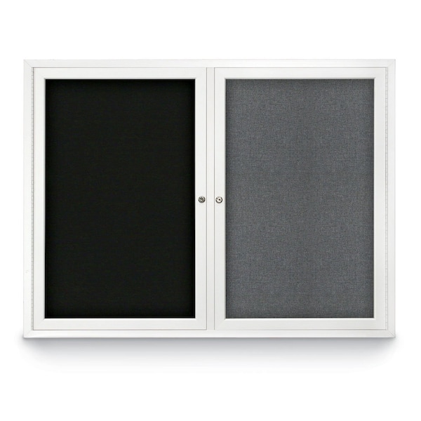 Corkboard, Burgundy/Black, 96" x 48"